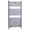 Deals 😀 Lindley Straight Heated Towel Rail - W500 x H1110mm - Anthracite ✨