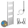 Outlet ❤️ Cube 500 x 1420mm Heated Towel Rail (incl. Valves + Electric Heating Kit) ????