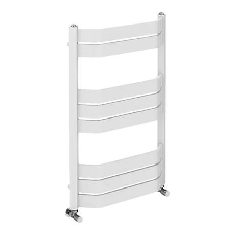 Deals π Milan Bow-Fronted White 850 x 550 Designer Flat Panel Heated Towel Rail π 4 Deals π Milan Bow-Fronted White 850 x 550 Designer Flat Panel Heated Towel Rail π - Image 4