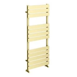 Wholesale 🥰 Arezzo Brushed Brass 1200 x 500 Heated Towel Rail 🤩 -Ladder Towel Radiators Sales MIL12BB d3 460