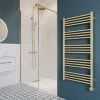 Top 10 🎉 Crosswater MPRO 480 x 1140mm Electric Only Towel Rail - Brushed Brass Effect - MP48X1140FELEC ⌛
