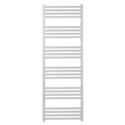 Brand new 🌟 Crosswater MPRO 480 x 1380mm Heated Towel Rail - Matt White - MP48X1380MW 😉 -Ladder Towel Radiators Sales MP48X1380MW D1 460