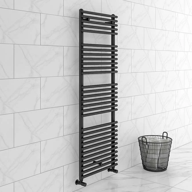 Budget π Monza Matt Black 1450 x 500 Round Bar Heated Towel Rail βοΈ 1 Budget π Monza Matt Black 1450 x 500 Round Bar Heated Towel Rail βοΈ