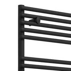 Outlet π Monza Black 730 x 500 Round Bar Heated Towel Rail π 5 Outlet π Monza Black 730 x 500 Round Bar Heated Towel Rail π -Ladder Towel Radiators Sales MZ8MB d2v1 460