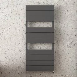 Outlet 🔥 Monza Anthracite Aluminium Heated Towel Rail 1150 x 500mm Flat Panels ❤️ 6 Outlet 🔥 Monza Anthracite Aluminium Heated Towel Rail 1150 x 500mm Flat Panels ❤️ -Ladder Towel Radiators Sales MZAL5A d2 460