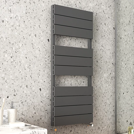 Outlet 🔥 Monza Anthracite Aluminium Heated Towel Rail 1150 x 500mm Flat Panels ❤️ 1 Outlet 🔥 Monza Anthracite Aluminium Heated Towel Rail 1150 x 500mm Flat Panels ❤️