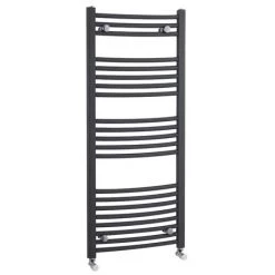 Cheap 🥰 Nuie - Curved Ladder Towel Rail 500 x 1150mm - Anthracite - MTY104 ⭐