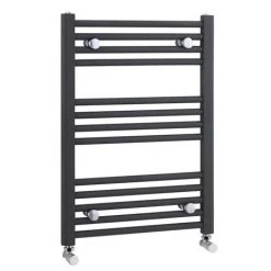 New 🎉 Nuie - Straight Ladder Towel Rail 700 x 500mm - Anthracite - MTY103 😉