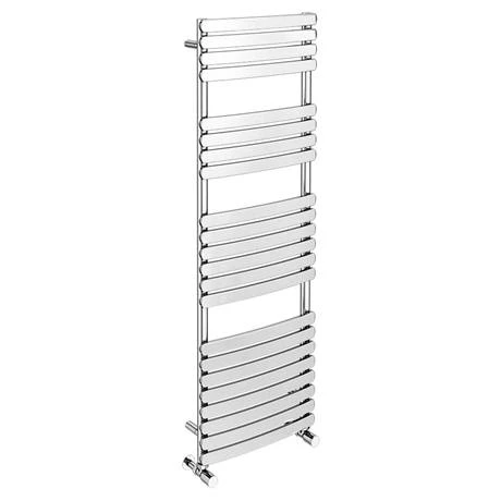 Buy π Murano Curved 1500 x 500mm Chrome Modern Heated Towel Rail - 22 Sections π 2 Buy π Murano Curved 1500 x 500mm Chrome Modern Heated Towel Rail - 22 Sections π - Image 2