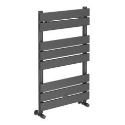 Flash Sale ???? Milan Heated Towel Rail 840mm x 500mm Anthracite ???? -Ladder Towel Radiators Sales RAD13A detail1 460