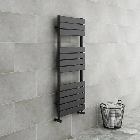 Coupon ❤️ Milan Heated Towel Rail H1200mm x W490mm Anthracite ✨ 2 Coupon ❤️ Milan Heated Towel Rail H1200mm x W490mm Anthracite ✨ - Image 2