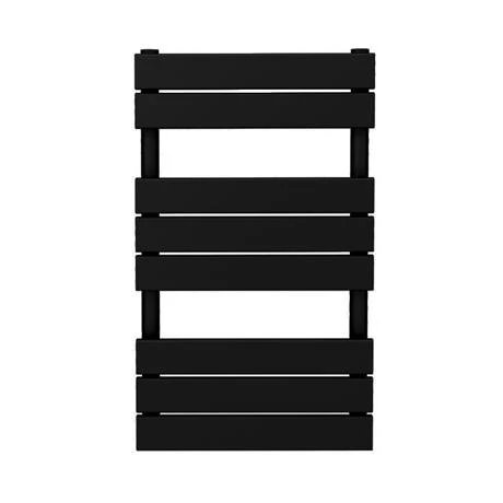 Best Sale ???? Milan Matt Black 840mm x 500mm Heated Towel Rail ???? 2 Best Sale ???? Milan Matt Black 840mm x 500mm Heated Towel Rail ???? - Image 2