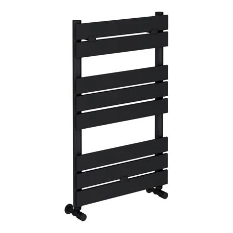 Best Sale ???? Milan Matt Black 840mm x 500mm Heated Towel Rail ???? 3 Best Sale ???? Milan Matt Black 840mm x 500mm Heated Towel Rail ???? - Image 3