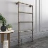 Best Sale ???? Bloomsbury Old English Brass 498 x 1194mm Floor Mounted Towel Rail ????