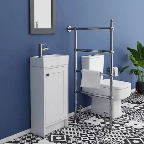 Cheap π Chatsworth Traditional 1194 x 598mm Chrome Space-Saving Heated Towel Rail π₯ 2 Cheap π Chatsworth Traditional 1194 x 598mm Chrome Space-Saving Heated Towel Rail π₯ - Image 2