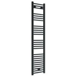 New 🧨 Toreno Black W300 x H1600mm Heated Towel Rail - Straight ⭐