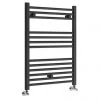 Best Pirce 🎁 Toreno Black W600 x H800mm Heated Towel Rail - Straight 🥰