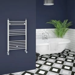 Budget ✔️ Trafalgar W500 x H800mm Traditional Heated Ladder Towel Rail - Straight 🔥