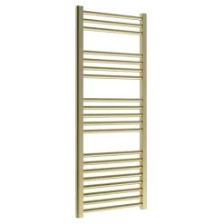 Buy 😉 Venice Giro Heated Towel Rail - Brushed Brass (1188 x 500mm) 😉