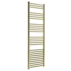 Hot Sale 🔥 Venice Giro Heated Towel Rail - Brushed Brass (1600 x 500mm) 🎁