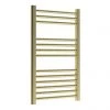 Cheap ???? Venice Giro Heated Towel Rail - Brushed Brass (800 x 500mm) ✔️