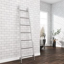 Buy π₯° Venice Chrome Leaning Ladder 1800 x 500mm Heated Towel Rail π€©