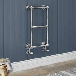 Cheapest ⌛ Chatsworth Traditional 700 x 400mm Chrome Cloakroom Towel Rail 🤩