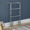 New ❤️ Chatsworth Traditional 949 x 498mm Chrome Towel Rail 🔥