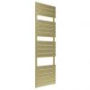 Cheapest ✔️ Venice Pannello Heated Towel Rail - Brushed Brass (1512 x 500mm) ✔️
