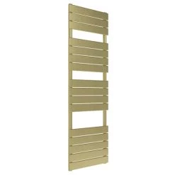 Cheapest ✔️ Venice Pannello Heated Towel Rail - Brushed Brass (1512 x 500mm) ✔️