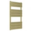 Flash Sale ???? Venice Pannello Heated Towel Rail - Brushed Brass (840 x 500mm) ⭐